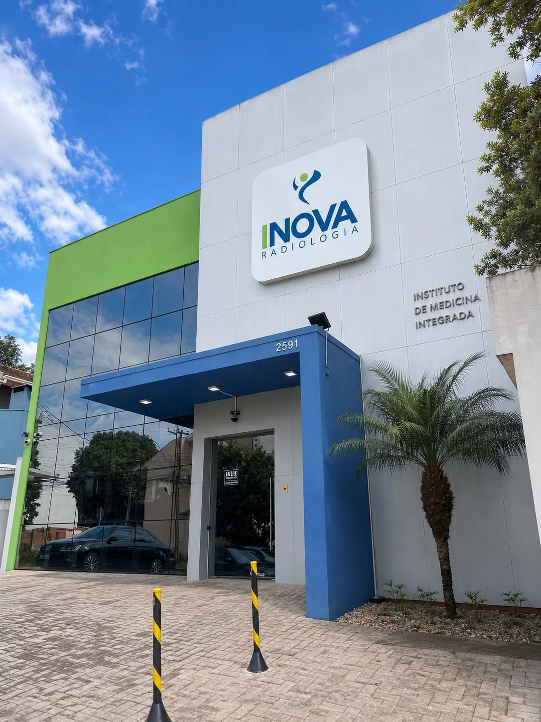 Fachada real da Inova Radiologia em Cascavel